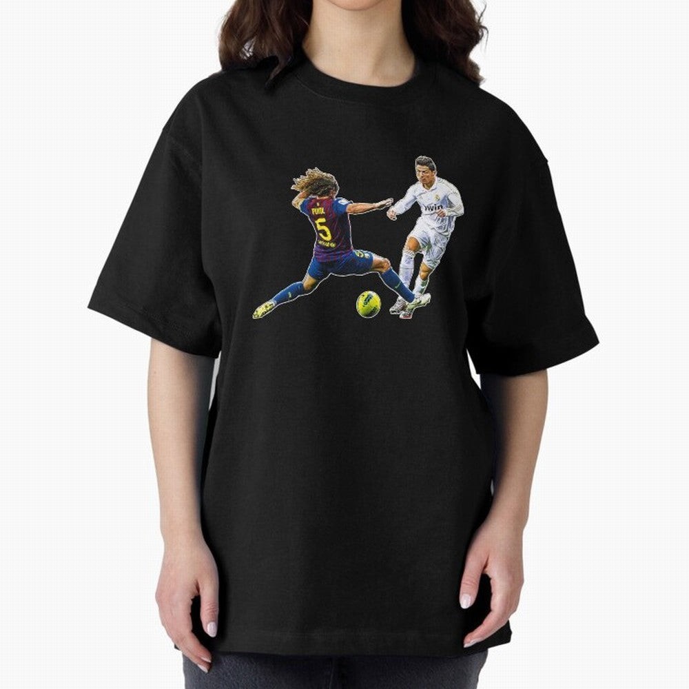 Ronaldo Oversized T-Shirt Make Every Kick Count in FIFA World Cup 2026 Built around Haaland, Brazil, Portugal and Argentina Energy, Stadium Chants, National Pride, Trophy Dreams and Unforgettable Football Memories; Ideal for Passionate Fans Who