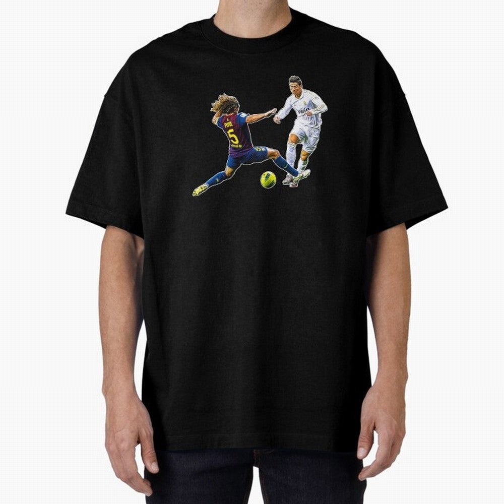 Ronaldo Oversized T-Shirt Make Every Kick Count in FIFA World Cup 2026 Built around Haaland, Brazil, Portugal and Argentina Energy, Stadium Chants, National Pride, Trophy Dreams and Unforgettable Football Memories; Ideal for Passionate Fans Who