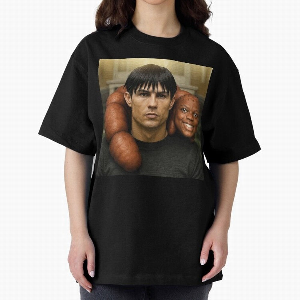 Ronaldo and Speed Oversized T-Shirt Feel International Energy from FIFA World Cup 2026 USA Canada Mexico Centered on Haaland, Argentina Energy, Match Day Excitement, Supporter Culture, Golden Goals and Global Football Passion; Ideal for Football