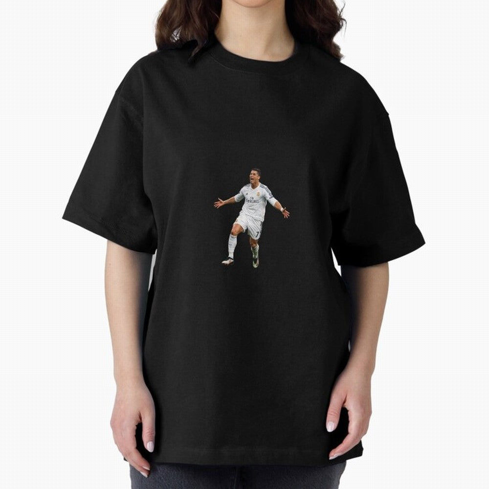 Ronaldo real madrid Oversized T-Shirt Make Your Look Match FIFA World Cup 2026 Group Stage Spirit, Filled with Portugal, Spain and Germany, Mbappe, Tournament Hype, Historic Matchups, Family Viewing Parties and Global Sports Pride; Created for