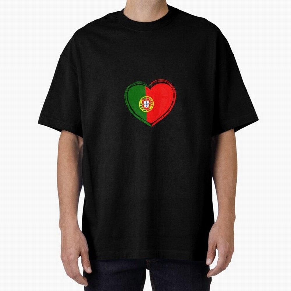 Portugal Oversized T-Shirt Carry the Dream of FIFA World Cup 2026 Group Stage for Fans of Messi and England, Bringing Retro Football Energy, Iconic Rivalries, Trophy Chase Drama and Stadium Atmosphere; Ideal for Passionate Fans Who Love Underdog