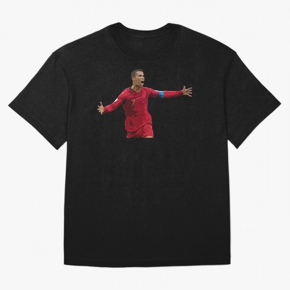 Cristiano Ronaldo Oversized T-Shirt Honor Champions and Dreams in FIFA World Cup 2026 Group Stage for Fans of CR7 and Messi and Argentina and Brazil, Bringing Classic Soccer Heritage, Championship Pressure, Fan Loyalty and International Pride; Made