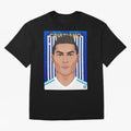 Cristiano Ronaldo (RM) | The Commander Oversized T-Shirt Keep the Match Day Mood of FIFA World Cup 2026 Group Stage Spirit, Made for Argentina and Brazil, Messi, Football Festival Excitement, Trophy Ambitions, Country Rivalries and Star Player