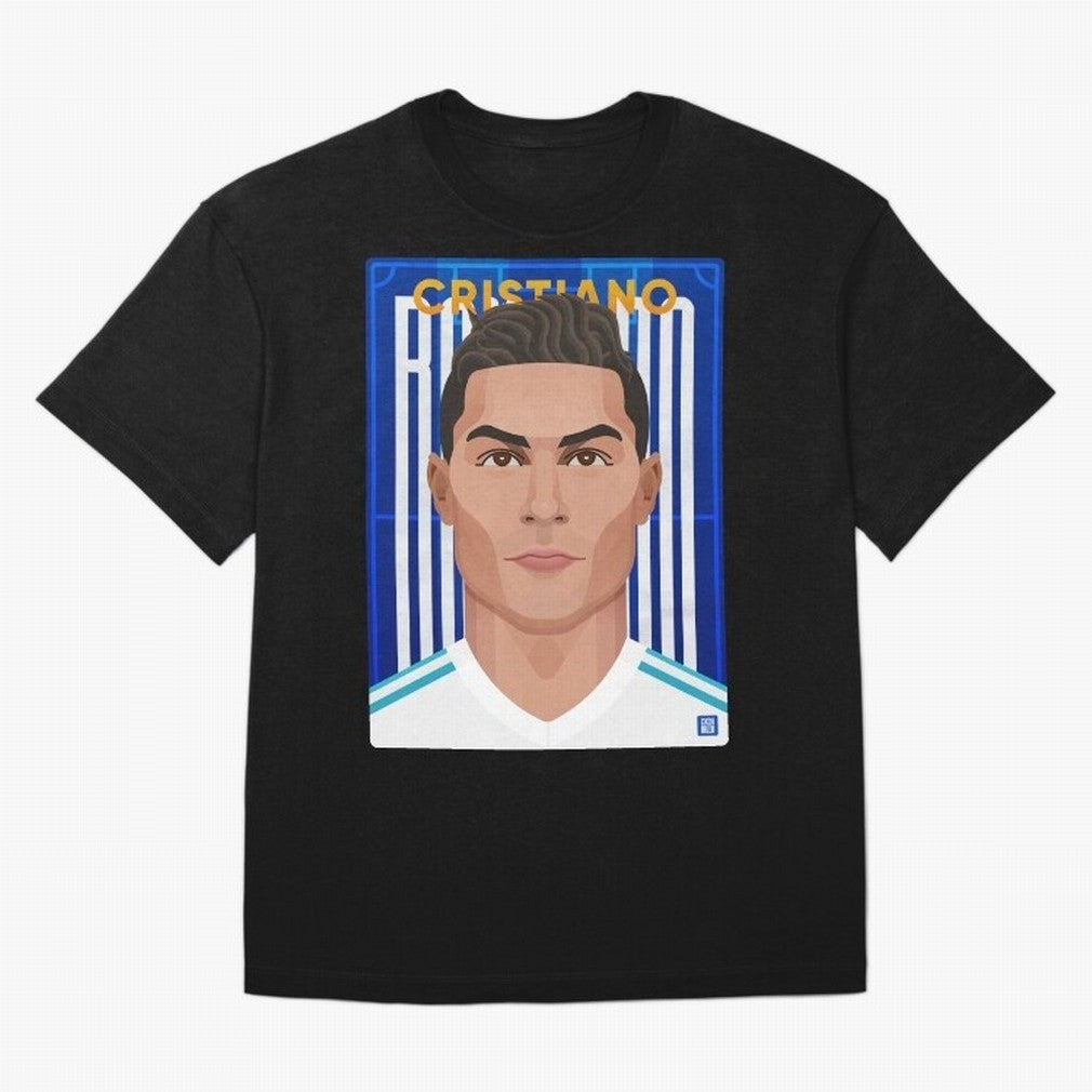 Cristiano Ronaldo (RM) | The Commander Oversized T-Shirt Keep the Match Day Mood of FIFA World Cup 2026 Group Stage Spirit, Made for Argentina and Brazil, Messi, Football Festival Excitement, Trophy Ambitions, Country Rivalries and Star Player