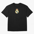 RE-AL-MAD-RID- Logo FC Merchandise Oversized T-Shirt Feel Match Day Hype around FIFA World Cup 2026, Cristiano Ronaldo, Haaland and CR7, England, France and Netherlands, Retro Football Energy, Iconic Rivalries, Trophy Chase Drama and Stadium