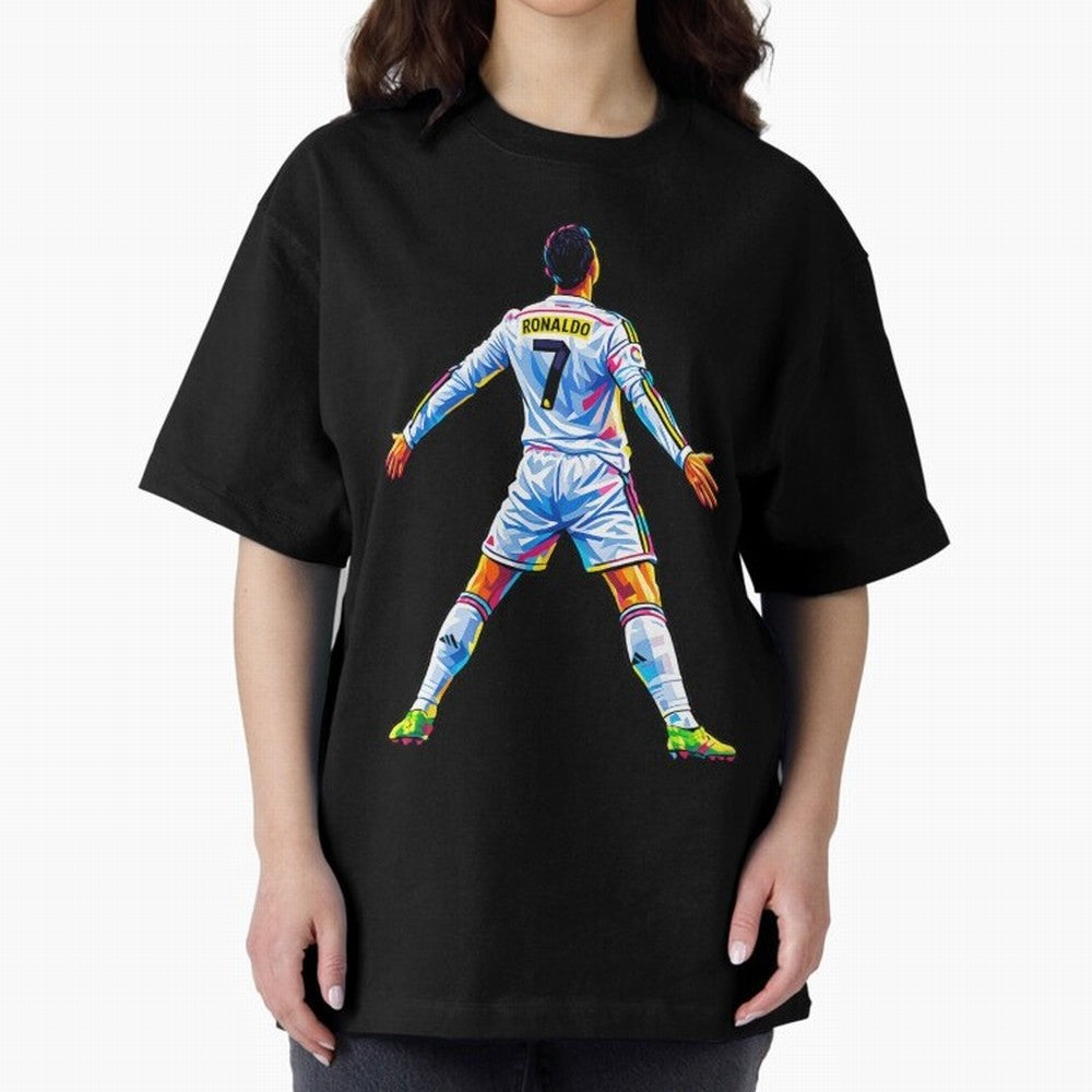 The GOAT Ronaldo Oversized T-Shirt Join the Global Buzz around Match Day Hype around FIFA World Cup 2026 USA Canada Mexico, Cristiano Ronaldo, Haaland and CR7, England, France and Netherlands, Stadium Chants, National Pride, Trophy Dreams and
