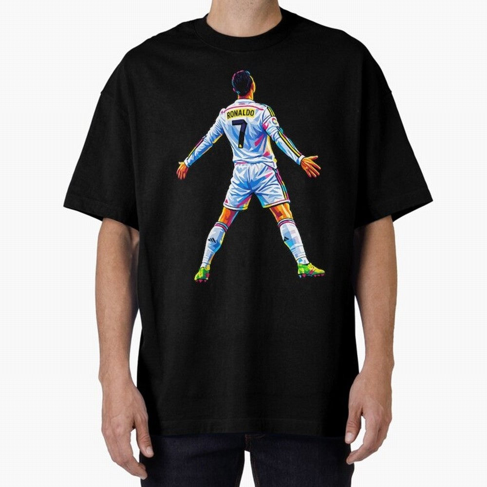 The GOAT Ronaldo Oversized T-Shirt Join the Global Buzz around Match Day Hype around FIFA World Cup 2026 USA Canada Mexico, Cristiano Ronaldo, Haaland and CR7, England, France and Netherlands, Stadium Chants, National Pride, Trophy Dreams and