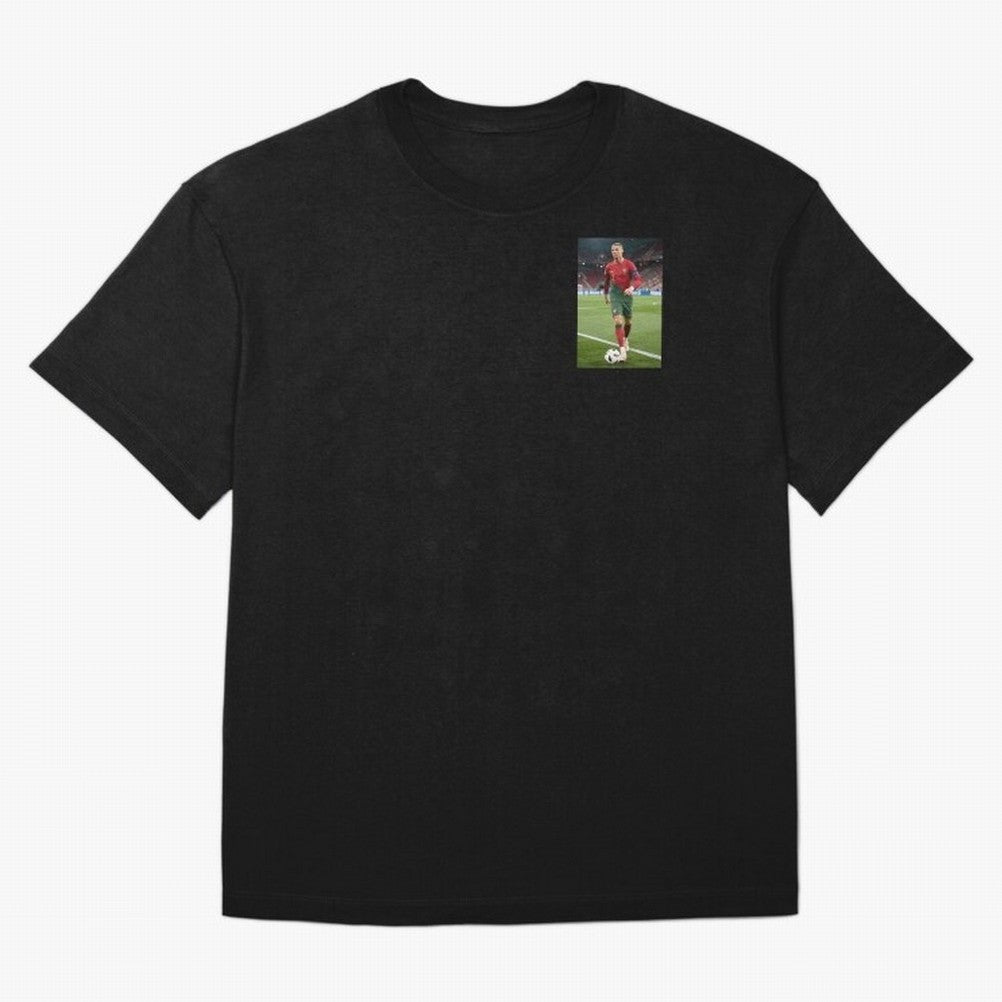 CR7 Oversized T-Shirt Turn Up for FIFA World Cup 2026 Group Stage Highlighting Messi and Cristiano Ronaldo, Brazil Energy, Sports Nostalgia, International Competition, Famous Players and Unforgettable Victories; Perfect for Fans, Collectors, Family