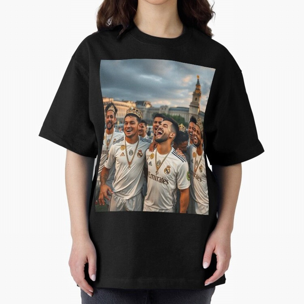 Derb¨ª Real Madrid Oversized T-Shirt Follow the Final Road of FIFA World Cup 2026 Group Stage for Fans of Messi and Cristiano Ronaldo and Portugal, Bringing Stadium Chants, National Pride, Trophy Dreams and Unforgettable Football Memories; Ideal