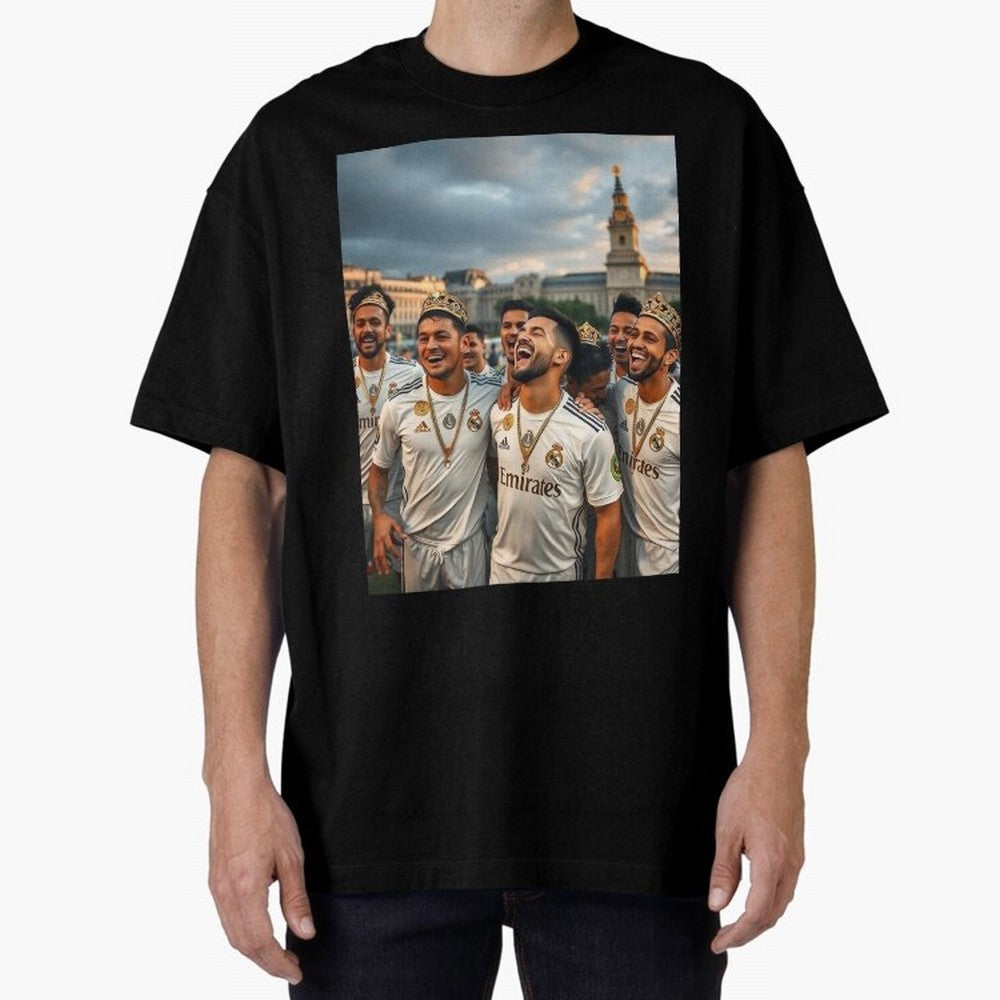 Derb¨ª Real Madrid Oversized T-Shirt Follow the Final Road of FIFA World Cup 2026 Group Stage for Fans of Messi and Cristiano Ronaldo and Portugal, Bringing Stadium Chants, National Pride, Trophy Dreams and Unforgettable Football Memories; Ideal