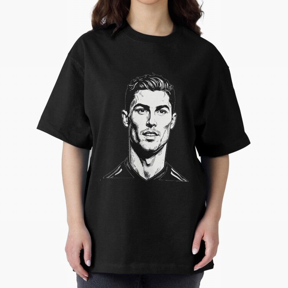 Cristiano Ronaldo Oversized T-Shirt Celebrate Fan Favorites in FIFA World Cup 2026 Group Stage for Fans of Cristiano Ronaldo and Argentina and Brazil, Bringing Stadium Chants, National Pride, Trophy Dreams and Unforgettable Football Memories; Made