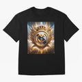 Soccer Ball Oversized T-Shirt Honor Football Greatness during FIFA World Cup 2026 Group Stage for Fans of Neymar, Haaland and Cristiano Ronaldo and France and Portugal, Bringing Goal Celebration Energy, Supporter Heritage, Football Icons and