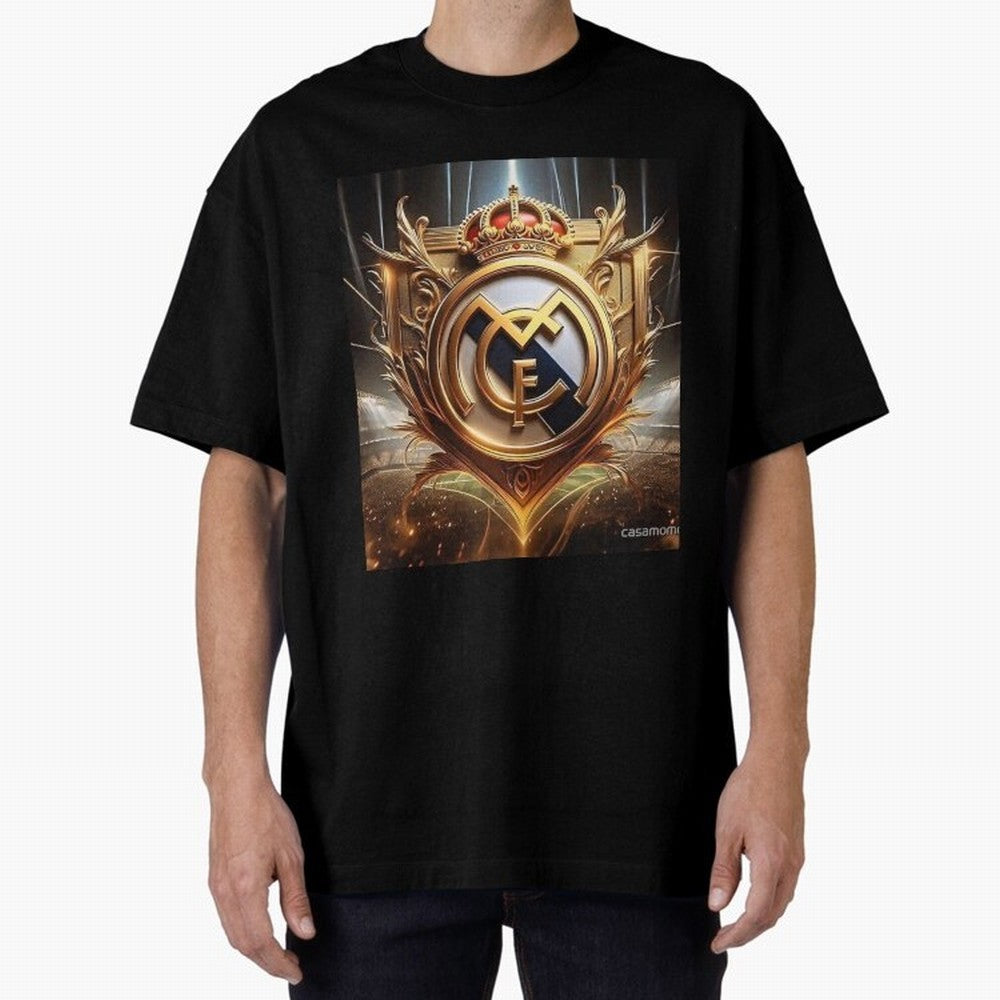 Galaxy of Real Madrid Oversized T-Shirt Build the FIFA World Cup 2026 USA Canada Mexico Journey through CR7 Highlights, Netherlands Pride, Classic Soccer Heritage, Championship Pressure, Fan Loyalty and International Pride; Ideal for Fans Who