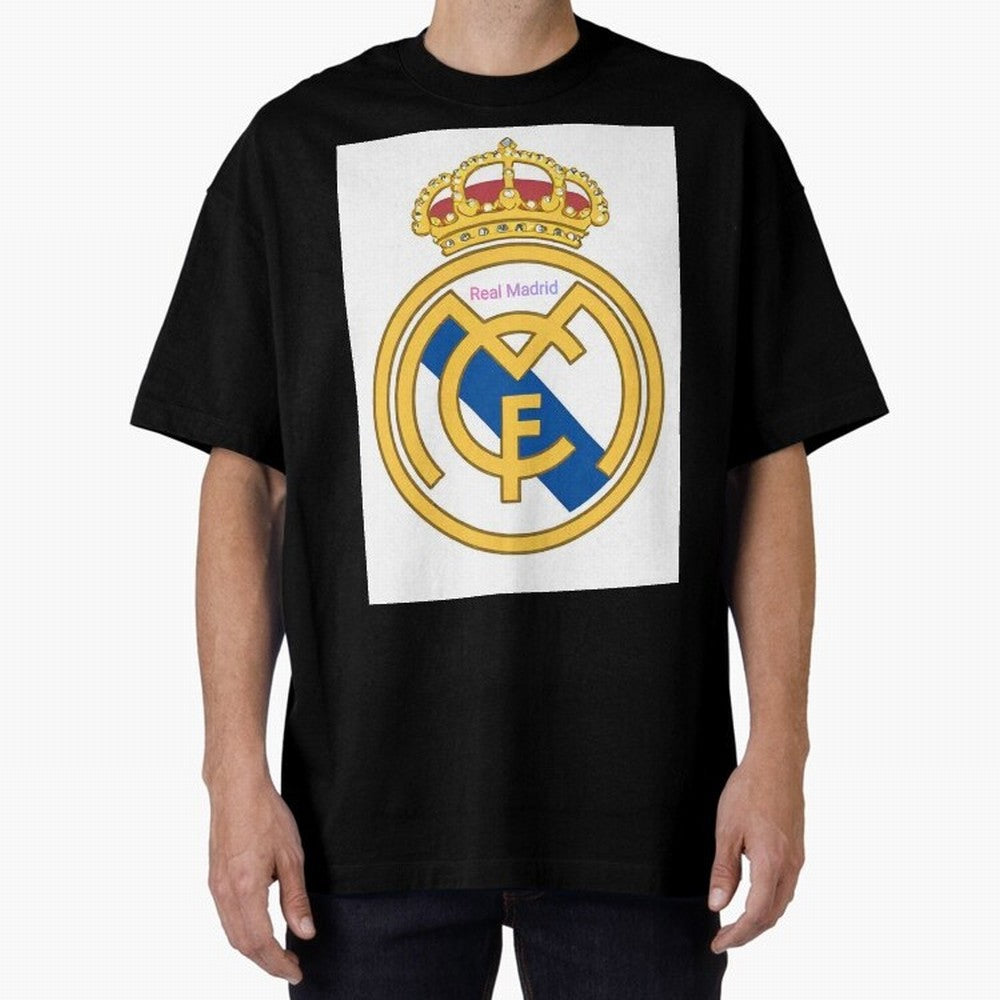 Real Madrid Gold Oversized T-Shirt Keep Football History Alive during Global Football Passion for FIFA World Cup 2026, Built around Cristiano Ronaldo, France, Football Passion, Legendary Performances, Festival Vibes and Supporter Community; Perfect