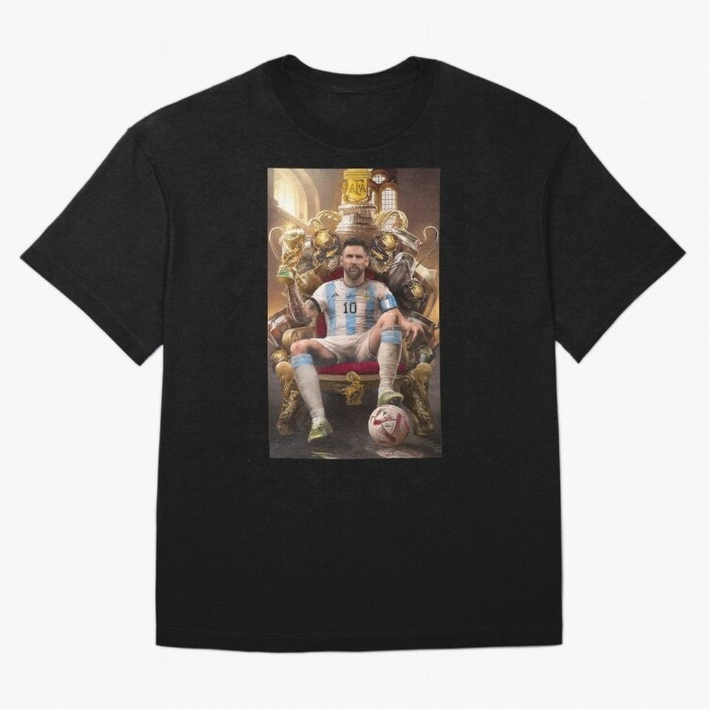 Lionel Messi Oversized T-Shirt Relive FIFA World Cup 2026 Group Stage Spirit, Featuring Portugal, Spain and Germany, Neymar, Haaland and Cristiano Ronaldo, Football Festival Excitement, Trophy Ambitions, Country Rivalries and Star Player Buzz;