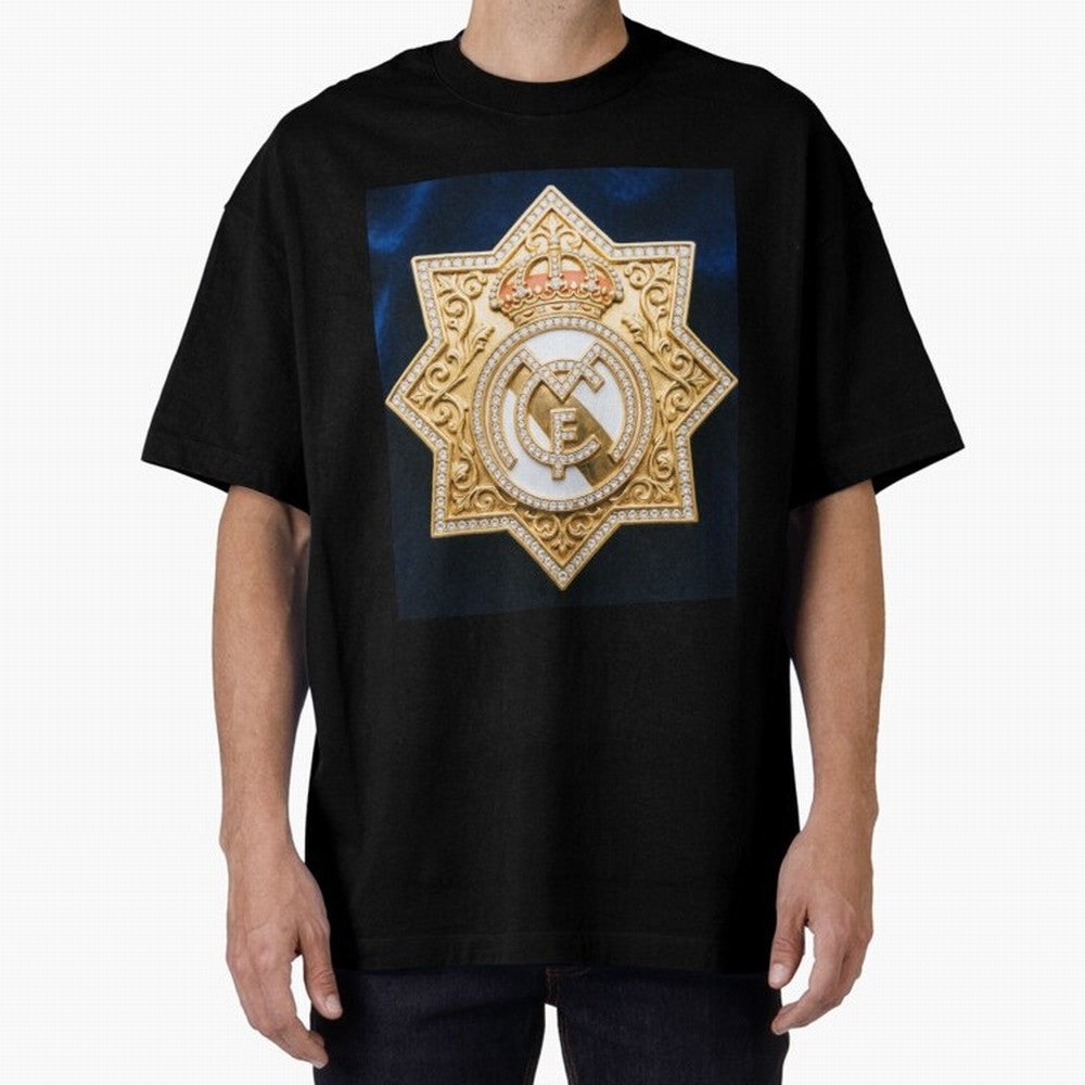 Escudo del Realma Oversized T-Shirt Honor Global Football Passion for FIFA World Cup 2026 Group Stage, Celebrating Neymar, Haaland and Cristiano Ronaldo, Portugal, Global Supporter Spirit, Legendary Goals, National Colors and Tournament
