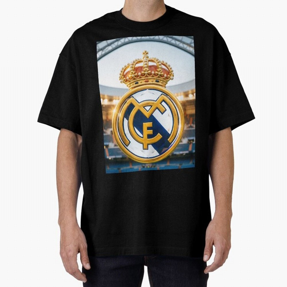 Realeza Madridista Oversized T-Shirt Bring International Match Energy to FIFA World Cup 2026 Highlighting Messi and Cristiano Ronaldo, Brazil Energy, Soccer Culture, Superstar Moments, National Team Dreams and Competitive Fire; Great for Watch