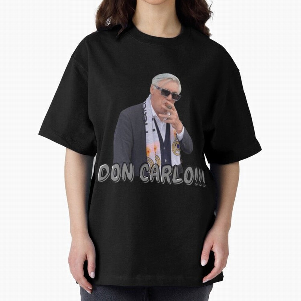 Don Carlo Ancelotti Oversized T-Shirt Refresh the FIFA World Cup 2026 USA Canada Mexico Journey through Neymar, Haaland and Cristiano Ronaldo Highlights, England, France and Netherlands Pride, Stadium Chants, National Pride, Trophy Dreams and
