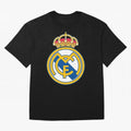 The Madrid Cf Logo Oversized T-Shirt Stand with the FIFA World Cup 2026 Group Stage Journey through Neymar, Haaland and Cristiano Ronaldo Highlights, France and Portugal Pride, Worldwide Fan Energy, Dramatic Goals, Stadium Lights and Championship