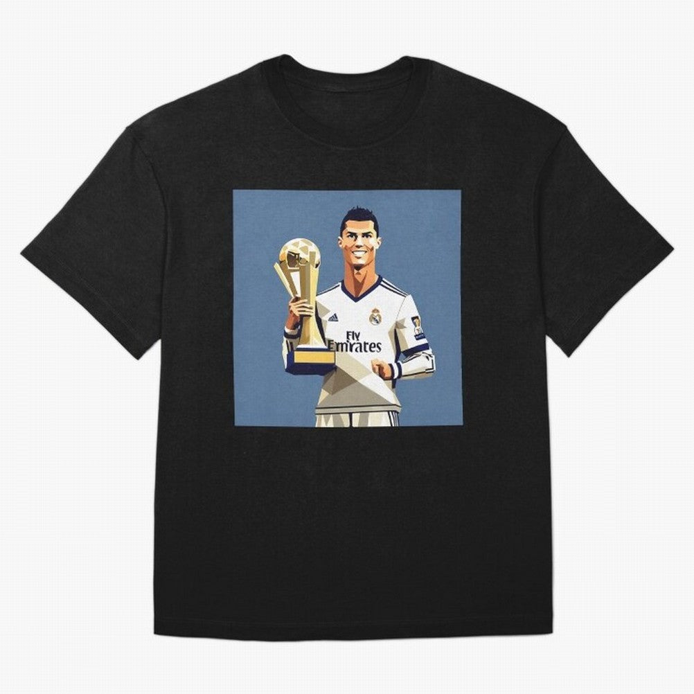 Cristiano Ronaldo Cr7 The Best Artwork Futbol Soccer Oversized T-Shirt Celebrate Fan Favorites in Match Day Hype around FIFA World Cup 2026 Group Stage, Mbappe and Neymar, Spain and Netherlands, Fan Favorite Moments, National Team Passion, Big