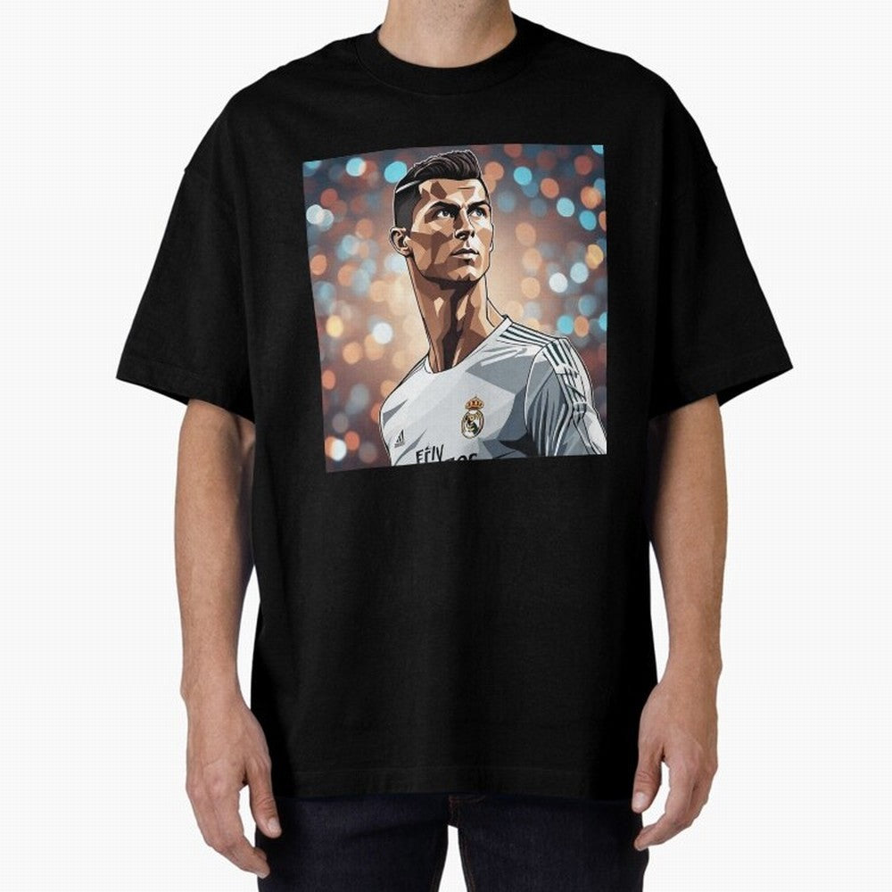 Ronaldo Cr7 Cristiano The Goat Artwork Futbol Soccer Oversized T-Shirt Make the Season About the FIFA World Cup 2026 Group Stage Journey through Cristiano Ronaldo Highlights, Netherlands Pride, Sports Nostalgia, International Competition, Famous