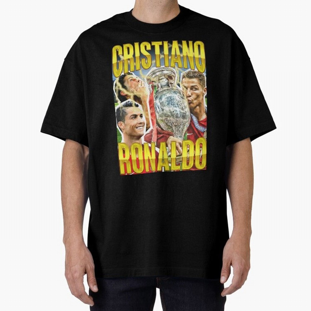 Cristiano Ronaldo Cr7 Siuuu El Bicho Oversized T-Shirt Cheer for FIFA World Cup 2026 with CR7, England, France and Netherlands Energy, Stadium Chants, National Pride, Trophy Dreams and Unforgettable Football Memories; Great for Supporters Who Love