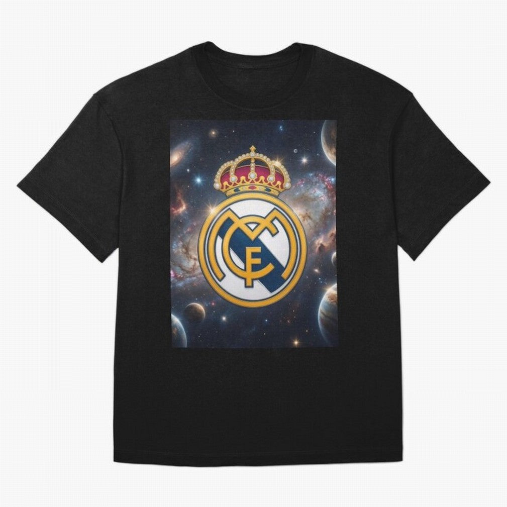 La Galaxia del Real Madrid Oversized T-Shirt Fuel Your Fan Pride for FIFA World Cup 2026 Group Stage for Fans of Haaland and Brazil, Bringing Global Supporter Spirit, Legendary Goals, National Colors and Tournament Celebration; Created for Match