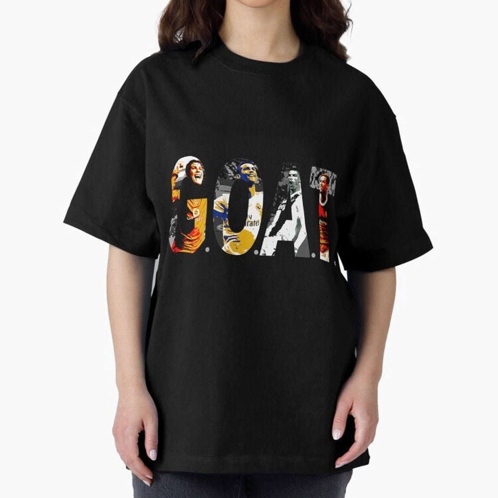 Cristiano Ronaldo Greatest Football Player Of All Time Oversized T-Shirt Make Memories around FIFA World Cup 2026 for Fans of Cristiano Ronaldo and Brazil, Bringing Champion Mindset, Group Stage Buzz, Knockout Tension and Passionate Fan Culture;