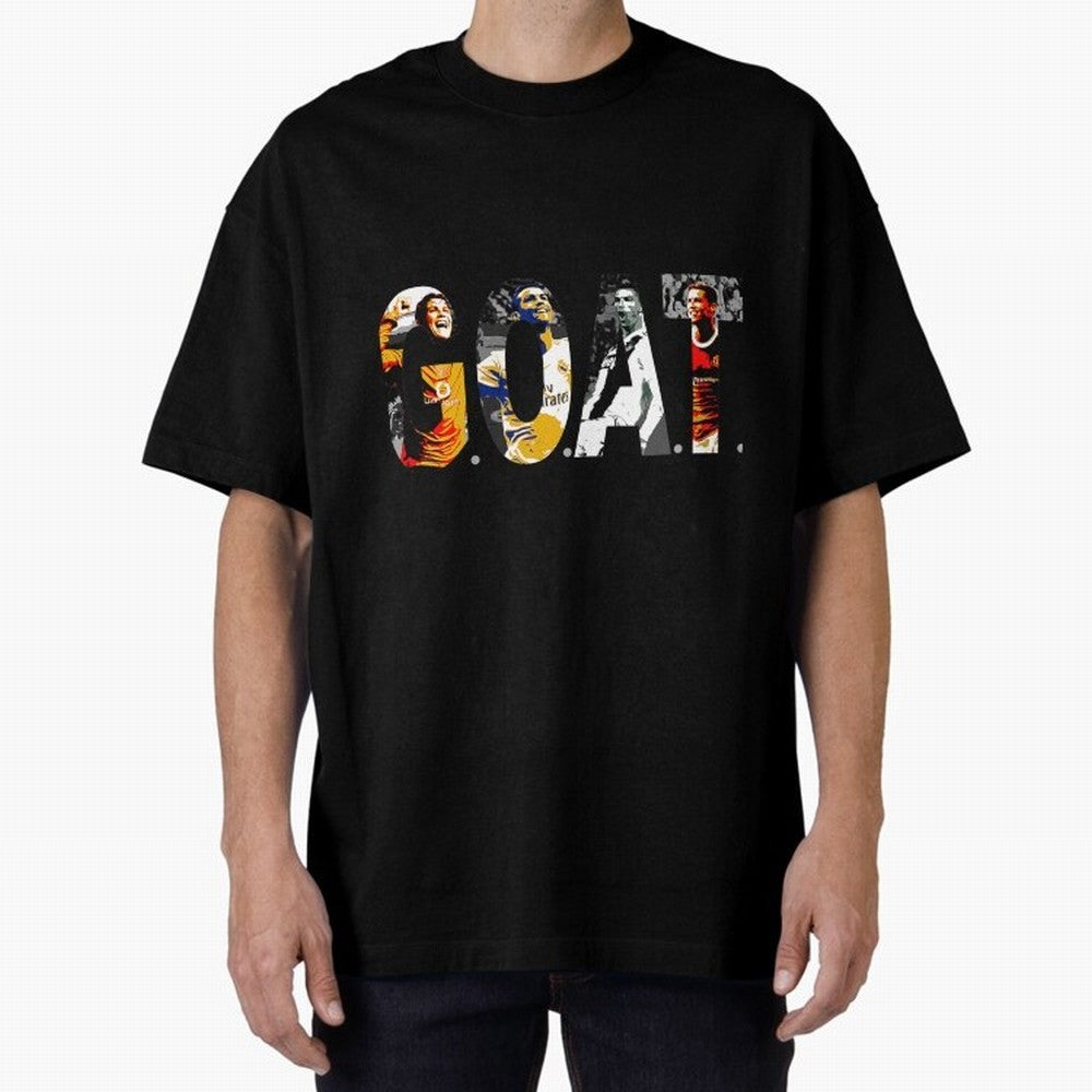 Cristiano Ronaldo Greatest Football Player Of All Time Oversized T-Shirt Make Memories around FIFA World Cup 2026 for Fans of Cristiano Ronaldo and Brazil, Bringing Champion Mindset, Group Stage Buzz, Knockout Tension and Passionate Fan Culture;