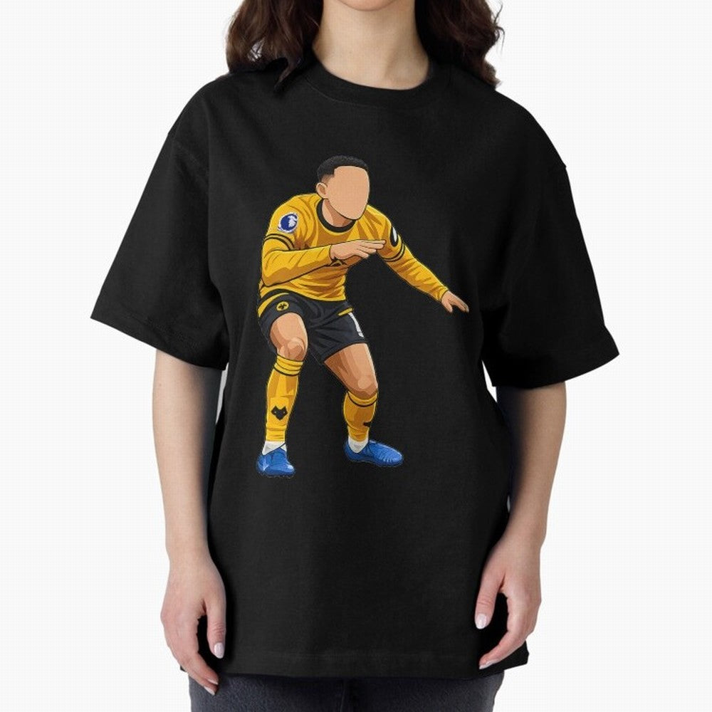 Matheus Cunha Goal Celebration Dance Oversized T-Shirt Enjoy the Biggest Football Party of FIFA World Cup 2026 Spirit, Built around Spain, CR7, Classic Soccer Heritage, Championship Pressure, Fan Loyalty and International Pride; Perfect for People
