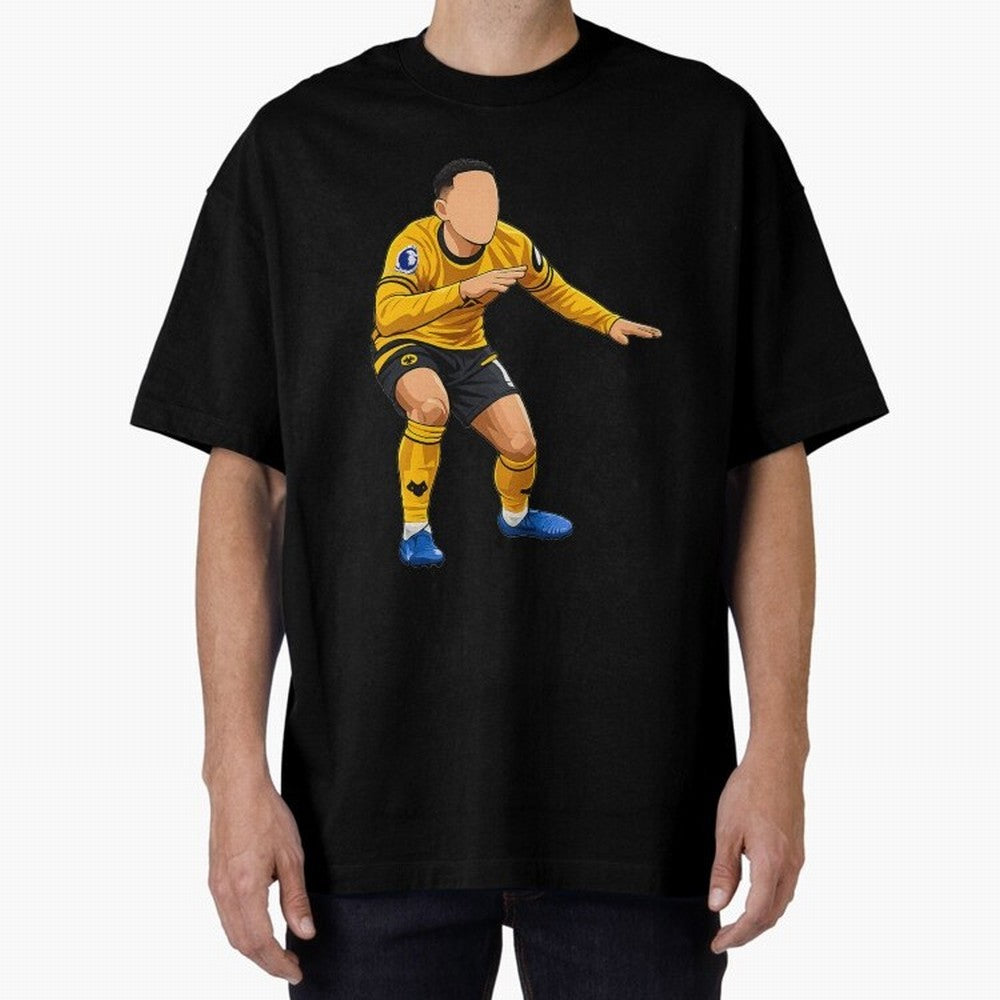 Matheus Cunha Goal Celebration Dance Oversized T-Shirt Enjoy the Biggest Football Party of FIFA World Cup 2026 Spirit, Built around Spain, CR7, Classic Soccer Heritage, Championship Pressure, Fan Loyalty and International Pride; Perfect for People