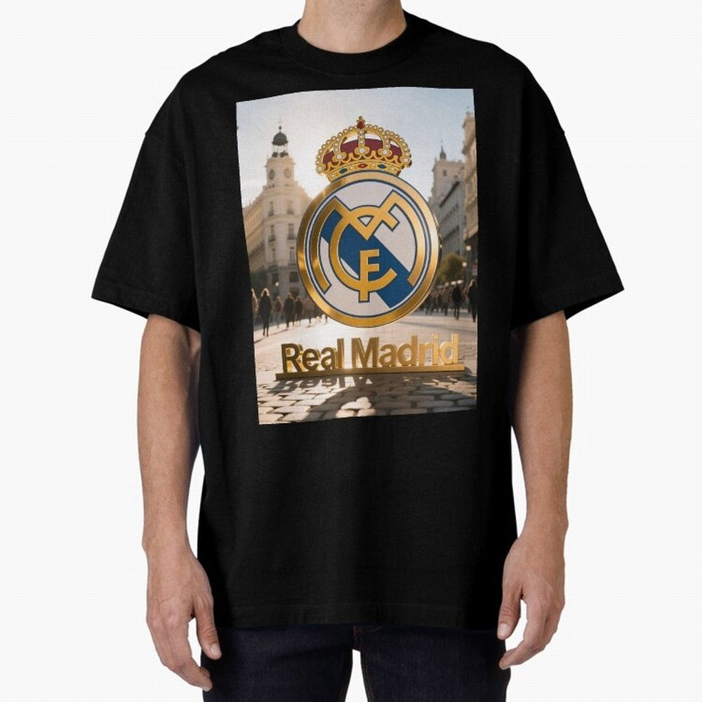 As¨ª as¨ª as¨ª Gana el Madrid Oversized T-Shirt Honor the Football Icons of Match Day Hype around FIFA World Cup 2026 USA Canada Mexico, Messi and Cristiano Ronaldo, Argentina, Classic Soccer Heritage, Championship Pressure, Fan Loyalty and
