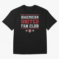 American United Fan Club Oversized T-Shirt Join Supporters Worldwide for FIFA World Cup 2026 for Fans of Messi, Neymar and Mbappe and Argentina, France and Brazil, Bringing Champion Mindset, Group Stage Buzz, Knockout Tension and Passionate Fan