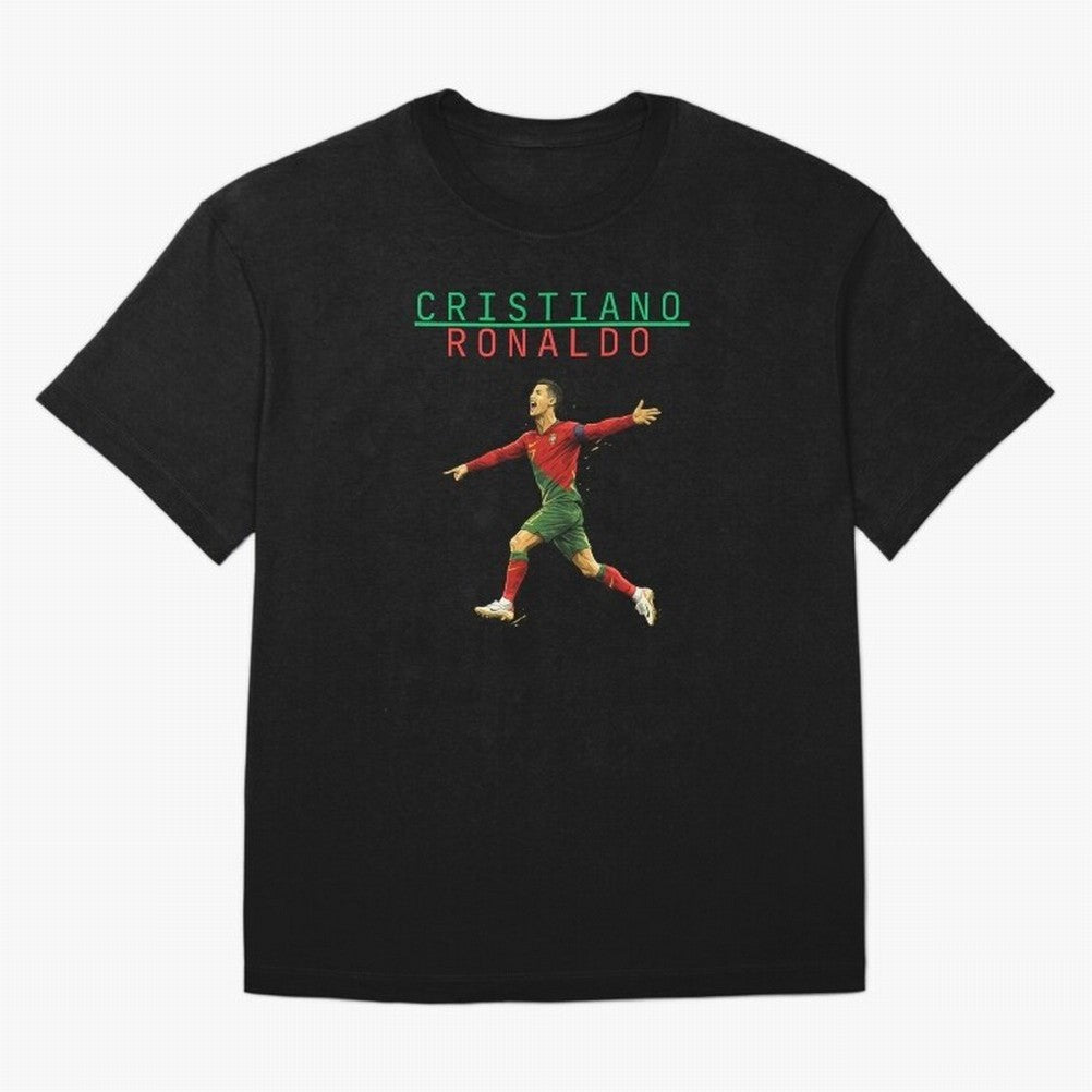 Ronaldo Oversized T-Shirt Celebrate Football Dreams Across FIFA World Cup 2026 with Haaland and Mbappe, Germany Energy, Tournament Hype, Historic Matchups, Family Viewing Parties and Global Sports Pride; Ideal for Fans Who Follow Messi, Cristiano