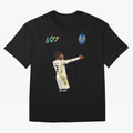 Vini Jr Oversized T-Shirt Celebrate Soccer Greatness during FIFA World Cup 2026 USA Canada Mexico for Fans of Mbappe and England, France and Netherlands, Bringing Goal Celebration Energy, Supporter Heritage, Football Icons and Worldwide Tournament