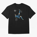 Cristiano Ronaldo Bicycle Kick Oversized T-Shirt Bring a Vintage Feel to FIFA World Cup 2026 Group Stage Spirit, Made for France and Portugal, Cristiano Ronaldo, Stadium Memories, Football Loyalty, International Chants and Championship Tradition;