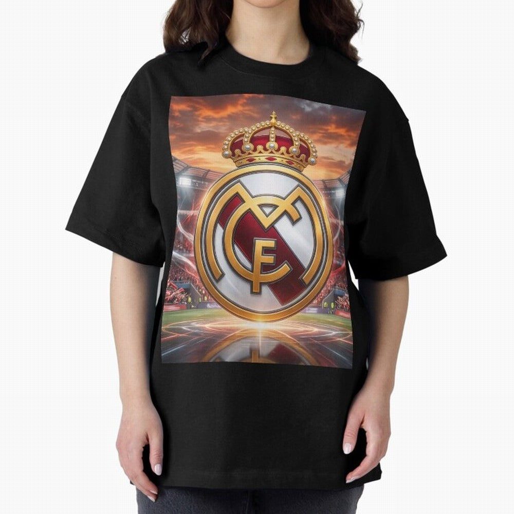 Tormenta del F¨²tbol Oversized T-Shirt Bring a Vintage Feel to the FIFA World Cup 2026 USA Canada Mexico Journey through Messi and Cristiano Ronaldo Highlights, Portugal Pride, Sports Nostalgia, International Competition, Famous Players and