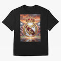 Tormenta del F¨²tbol Oversized T-Shirt Bring a Vintage Feel to the FIFA World Cup 2026 USA Canada Mexico Journey through Messi and Cristiano Ronaldo Highlights, Portugal Pride, Sports Nostalgia, International Competition, Famous Players and