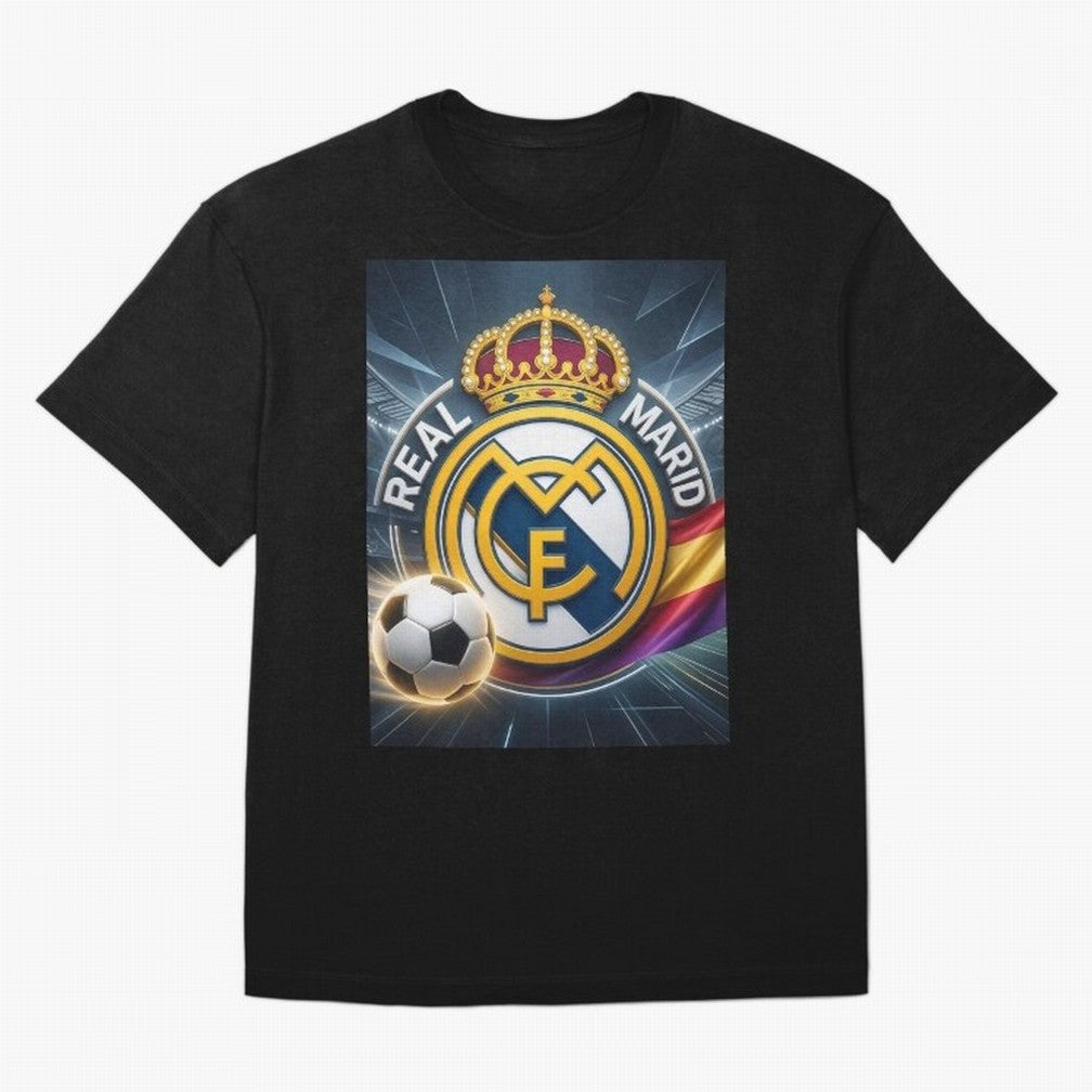 Pelot¨®n Real Madrid Oversized T-Shirt Create Match Day Hype around FIFA World Cup 2026 USA Canada Mexico, CR7, Brazil, Portugal and Argentina, Global Supporter Spirit, Legendary Goals, National Colors and Tournament Celebration; Great for Watch