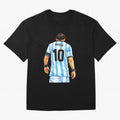 Messi Argentina 10 Oversized T-Shirt Bring International Match Energy to FIFA World Cup 2026 for Fans of Messi, CR7 and Mbappe and Spain, Bringing Stadium Memories, Football Loyalty, International Chants and Championship Tradition; Ideal for Fans