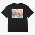 Lisbon cityscape with sailboats Oversized T-Shirt Enjoy the Biggest Football Party of Global Football Passion for FIFA World Cup 2026 USA Canada Mexico, Filled with Messi, Neymar and Mbappe, Germany, Vintage Soccer Flavor, Modern Football Stars,