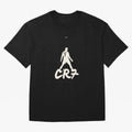 Cristiano Ronaldo CR7 Minimalist Silhouette Football Art Oversized T-Shirt Follow Global Football Passion for FIFA World Cup 2026, Made for CR7 and Messi, England and Germany, Tournament Hype, Historic Matchups, Family Viewing Parties and Global