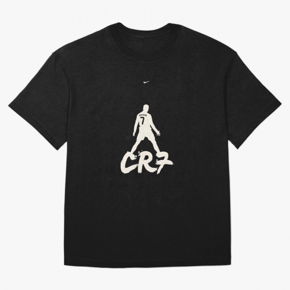Cristiano Ronaldo CR7 Minimalist Silhouette Football Art Oversized T-Shirt Follow Global Football Passion for FIFA World Cup 2026, Made for CR7 and Messi, England and Germany, Tournament Hype, Historic Matchups, Family Viewing Parties and Global