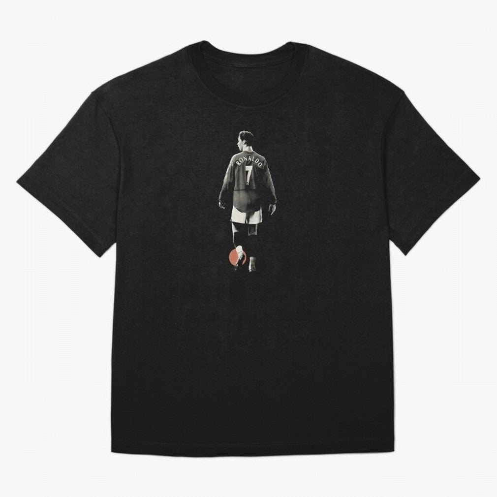 Cristiano Ronaldo Cr7 Minimalist Oversized T-Shirt Follow Global Football Passion for FIFA World Cup 2026 USA Canada Mexico, Driven by Haaland and Mbappe, Spain, Football Festival Excitement, Trophy Ambitions, Country Rivalries and Star Player