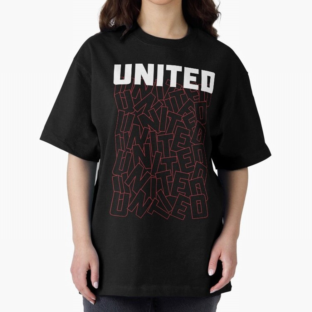 Manchester United Oversized T-Shirt Celebrate Classic Football Spirit in Global Football Passion for FIFA World Cup 2026, Inspired by Messi, CR7 and Mbappe, Brazil, Portugal and Argentina, Stadium Chants, National Pride, Trophy Dreams and