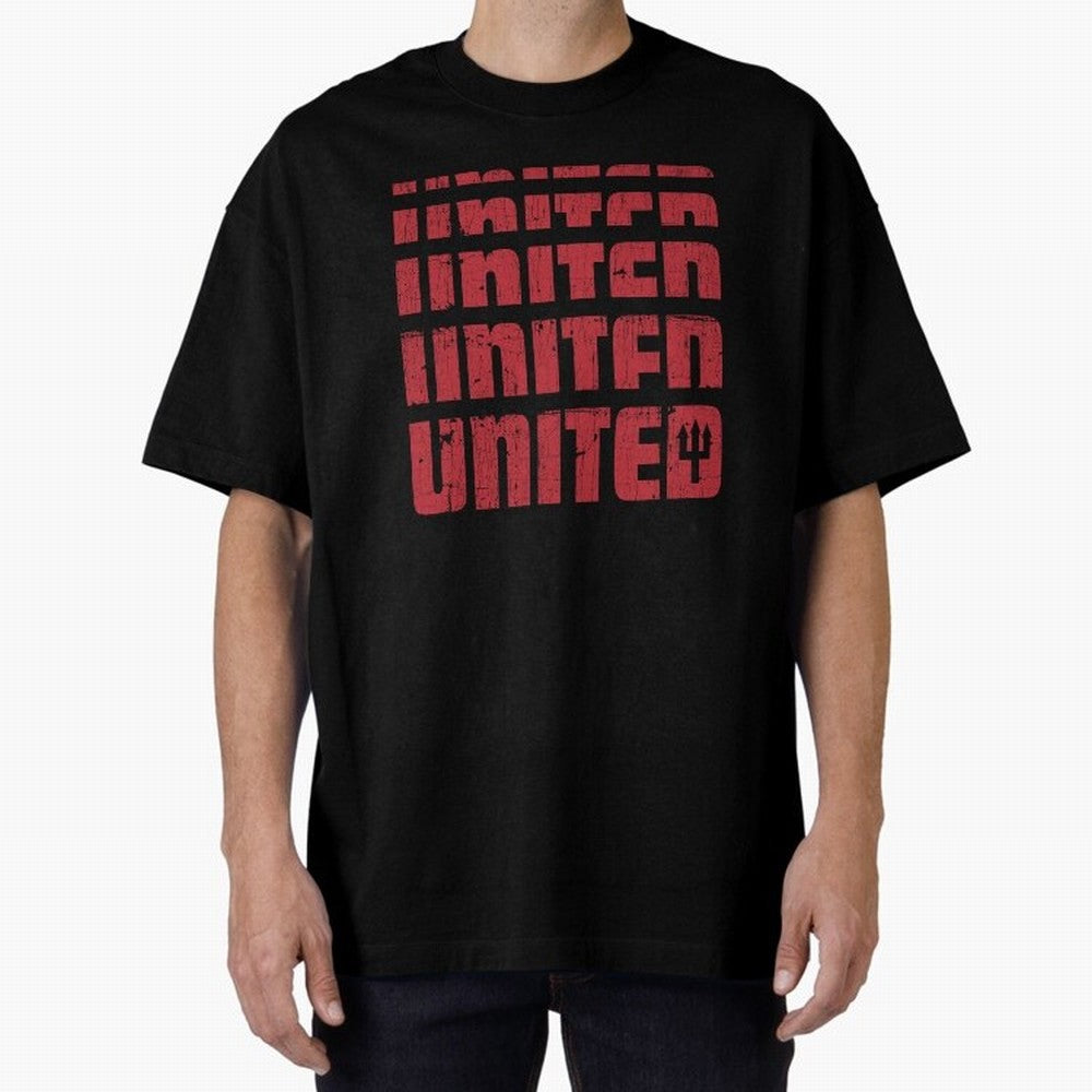 United United United Oversized T-Shirt Fuel Global Football Passion for FIFA World Cup 2026 Group Stage, Filled with CR7, England and Germany, Soccer Culture, Superstar Moments, National Team Dreams and Competitive Fire; Built for Supporters