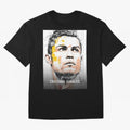 Cristiano Ronaldo Cr7 Football Soccer Player Icon Legend Power Oversized T-Shirt Bring Home FIFA World Cup 2026 Group Stage for Fans of Neymar, Haaland and Cristiano Ronaldo and Argentina and Brazil, Bringing Global Supporter Spirit, Legendary