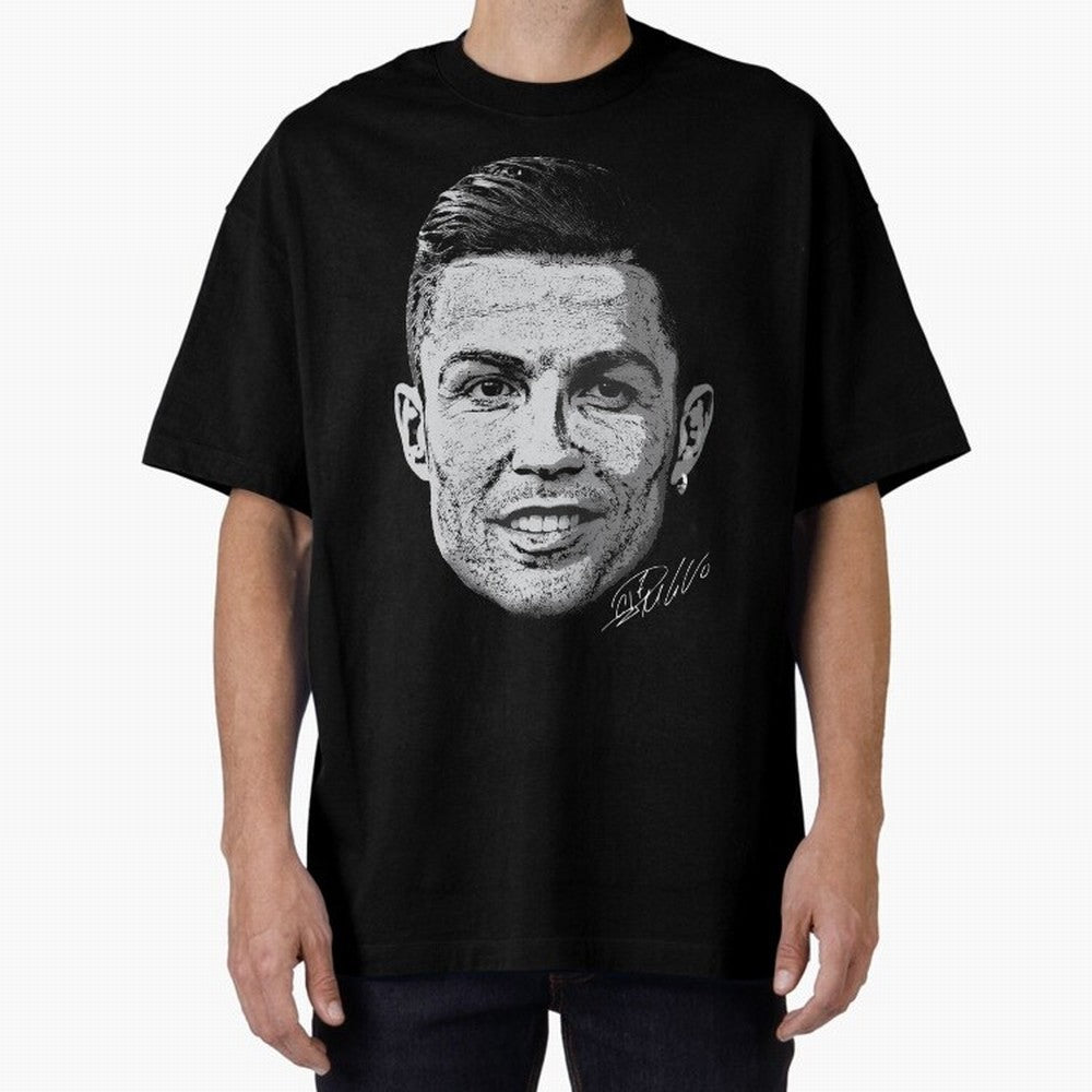 Cristiano Ronaldo Signed Oversized T-Shirt Honor Football Greatness during FIFA World Cup 2026 Featuring Messi, France and Portugal Energy, Classic Soccer Heritage, Championship Pressure, Fan Loyalty and International Pride; Ideal for Football