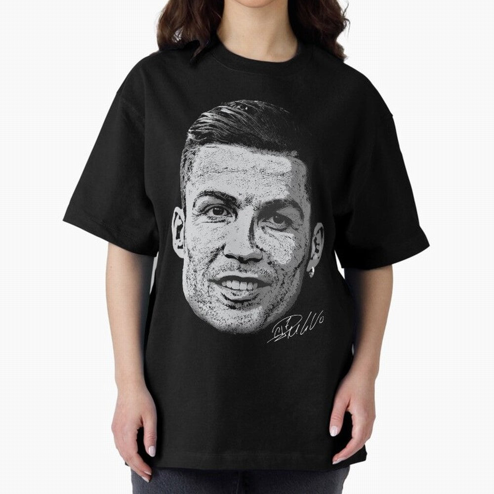 Cristiano Ronaldo Signed Oversized T-Shirt Honor Football Greatness during FIFA World Cup 2026 Featuring Messi, France and Portugal Energy, Classic Soccer Heritage, Championship Pressure, Fan Loyalty and International Pride; Ideal for Football