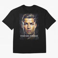 Cristiano Ronaldo Geometric Low Poly Soccer Legend Oversized T-Shirt Celebrate Supporters United by FIFA World Cup 2026 USA Canada Mexico Highlighting Mbappe and Neymar, Argentina Energy, Game Day Rituals, Football Legends, Country Pride and the